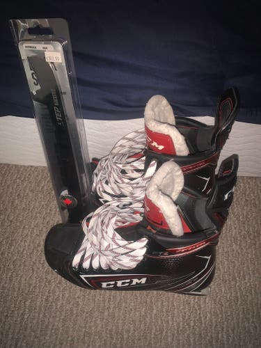 Used CCM Regular Width Size 7 JetSpeed FT2 Hockey Skates