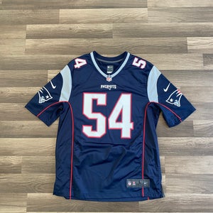 Teddy Bruschi New England Patriots Home Jersey Adult Men's New Large Nike