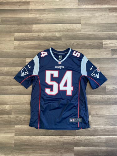Teddy Bruschi New England Patriots Home Jersey Adult Men's New Large Nike