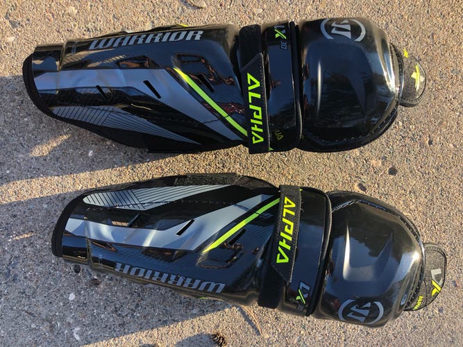 Warrior lx 30 shin pads 14”