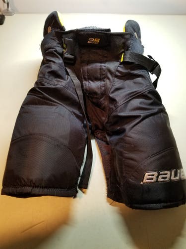 Used Bauer 2s Pro Ice Hockey Pants Black Junior Size Small