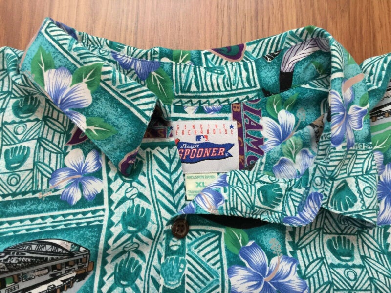 Reyn Spooner Arizona Diamondbacks Hawaiian Shirt Mens XL New MLB Baseball