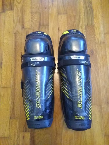 Used Bauer Supreme 1S Shin Pads