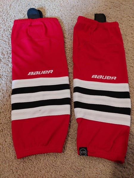 Red Youth S/M Bauer Hockey Socks