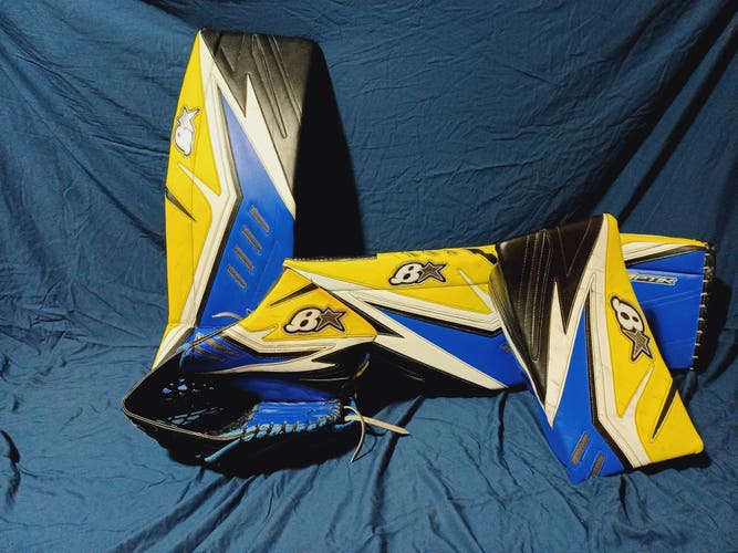 Used 33" Brian's Full Right Optik 2 Goalie Full Set Pro Stock