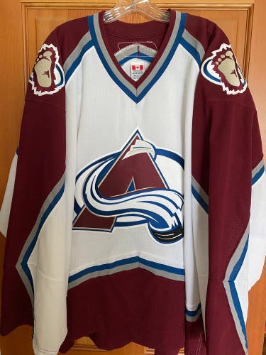 Colorado Avalanche authentic goalie cut Reebok jersey