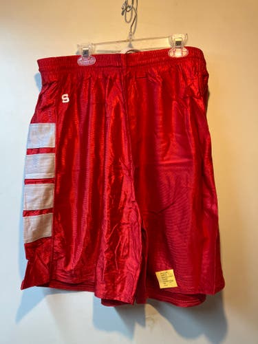 Red Used Men's Adult  C Large basketball Shorts