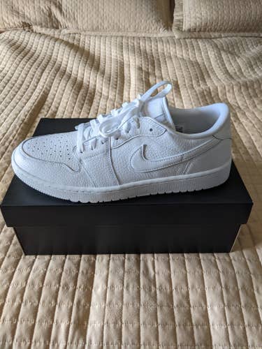 New Jordan 1 Low Golf Shoes White