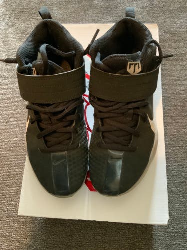 Black Youth Turf Cleats Nike Trout