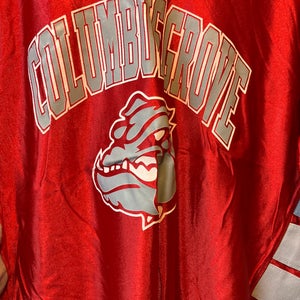 Red lg Columbus grove bulldogs basketball Jersey 14