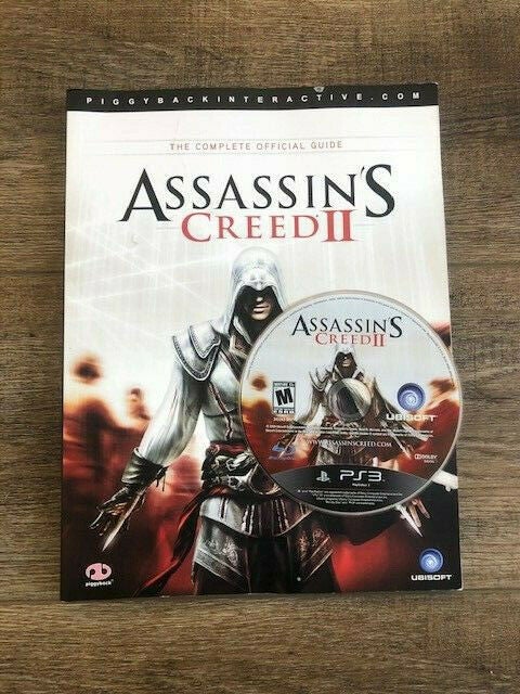 Assassin's Creed 2 Disc and Official Strategy Guide (PS3 2009 Playstation 3)