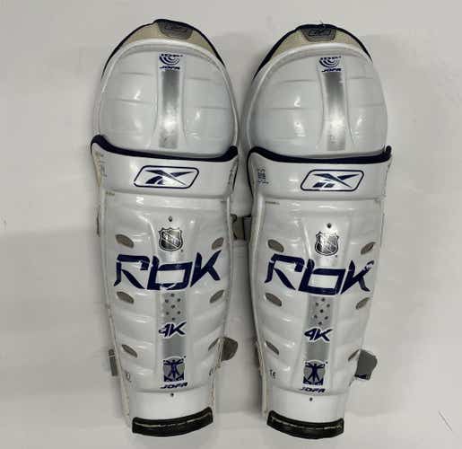 Used Reebok 4k 15" Hockey Shin Guards
