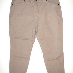 Kuhl Brooke Skinny Women's Tan Cotton Stretch Jeans Pants ~ Size 16 Short