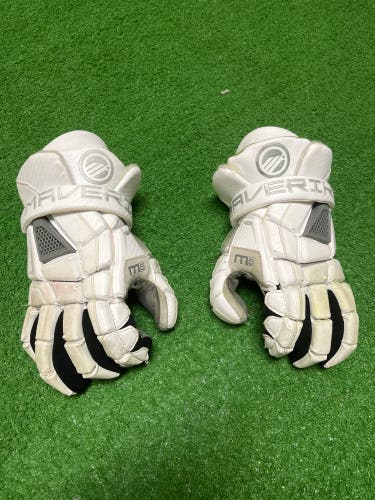 Used Player's Maverik 12" M5 Lacrosse Gloves