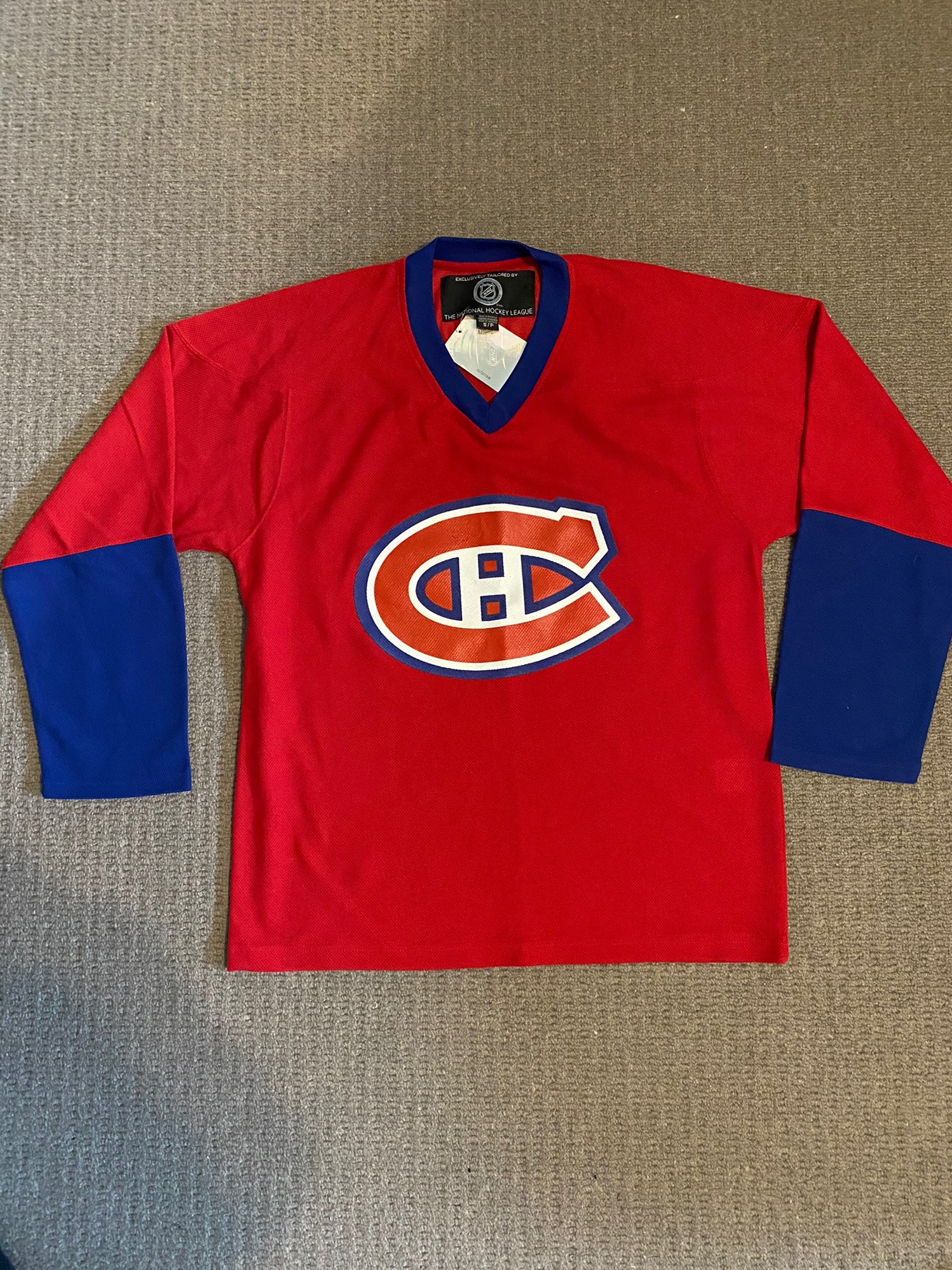 Vintage Montreal Canadiens Roller Hockey Jersey Bauer XL NHL