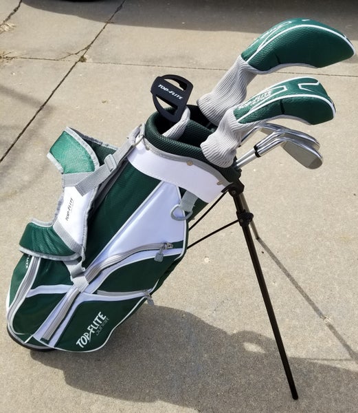 Used Junior Top Flite Right Handed Clubs (Full Set) 9 Pieces (6 Clubs)