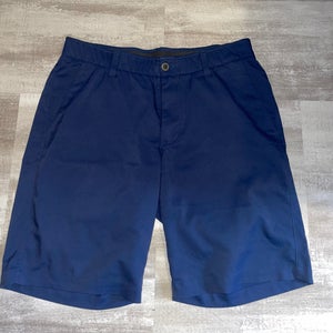 Under Armour - Mens 34 Navy Blue Golf Shorts
