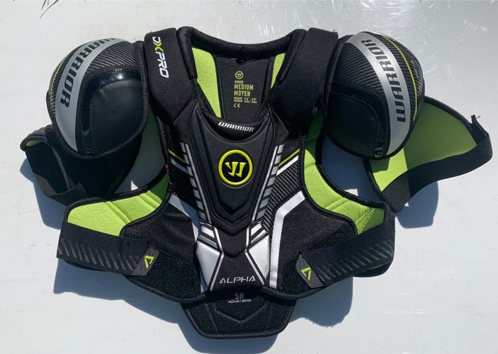 Senior Medium Warrior  Alpha DX Pro Shoulder Pads