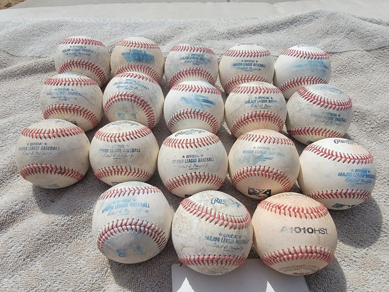 Used Rawlings Official Major League Baseballs 18 Pack