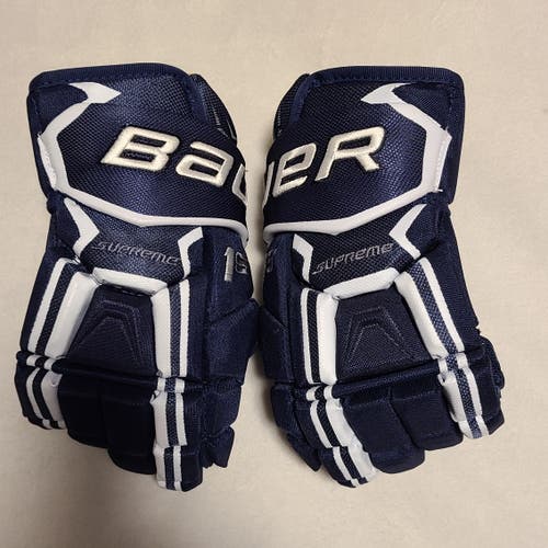 New Bauer Supreme 1S Navy Gloves 13"