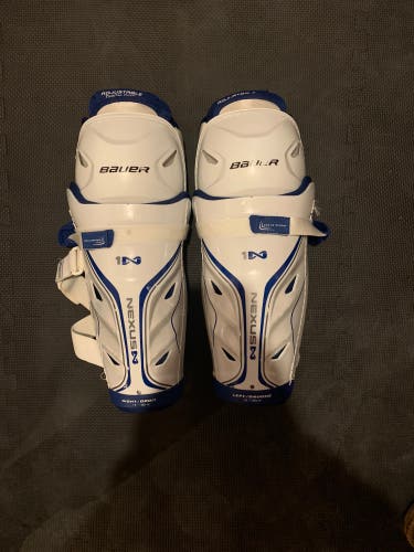 Bauer Nexus 1N 14” Ice Hockey Shin Guards Adult Senior.