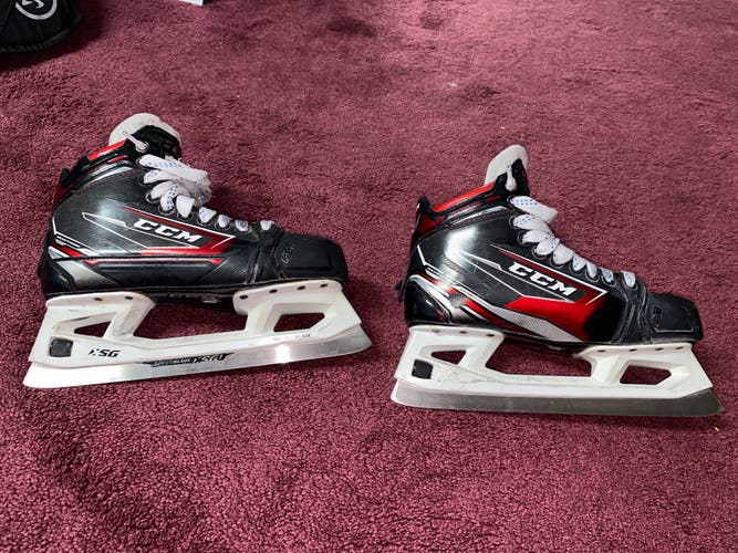 Used CCM Regular Width Size 7 Jetspeed FT480 Hockey Goalie Skates