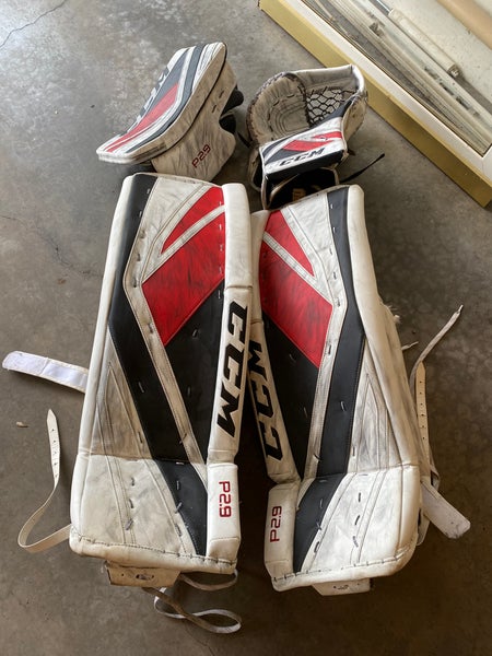 Used 34" + 1 CCM Premier P2.9 Goalie Leg Pads