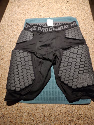 Used Extra Large Nike pro combat padded compression shorts