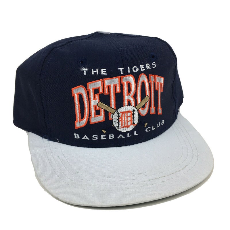 Vintage MLB Detroit Tigers D Logo Hat 80s NEW NWOT Foam Trucker