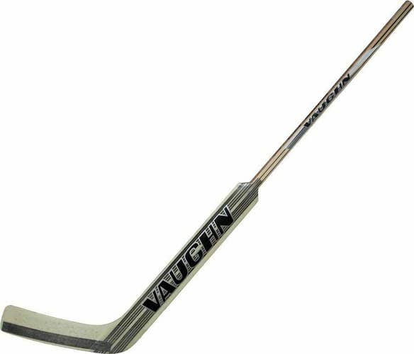 New Vaughn 7800 ice hockey intermediate goalie goal stick left hand LH 24" black