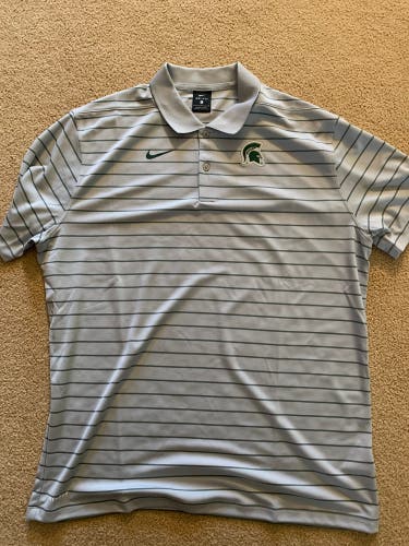 New Michigan State Hockey Nike Polo - Large