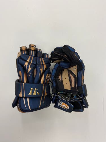 Navy Blue New Warrior 13" Brass Monkey Lacrosse Gloves