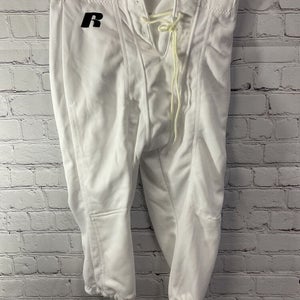 Russell Athletic Pants Durable Polyester White Size Small New With Tags