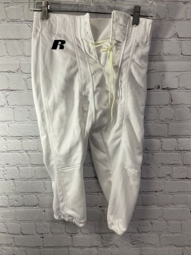 Russell Athletic Pants Durable Polyester White Size Small New With Tags