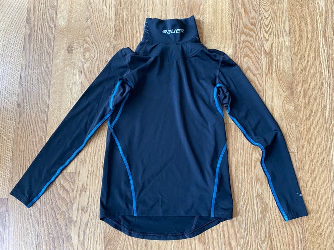 Bauer Youth NG Core Long Sleeve Top with  Integrated Neck Protection