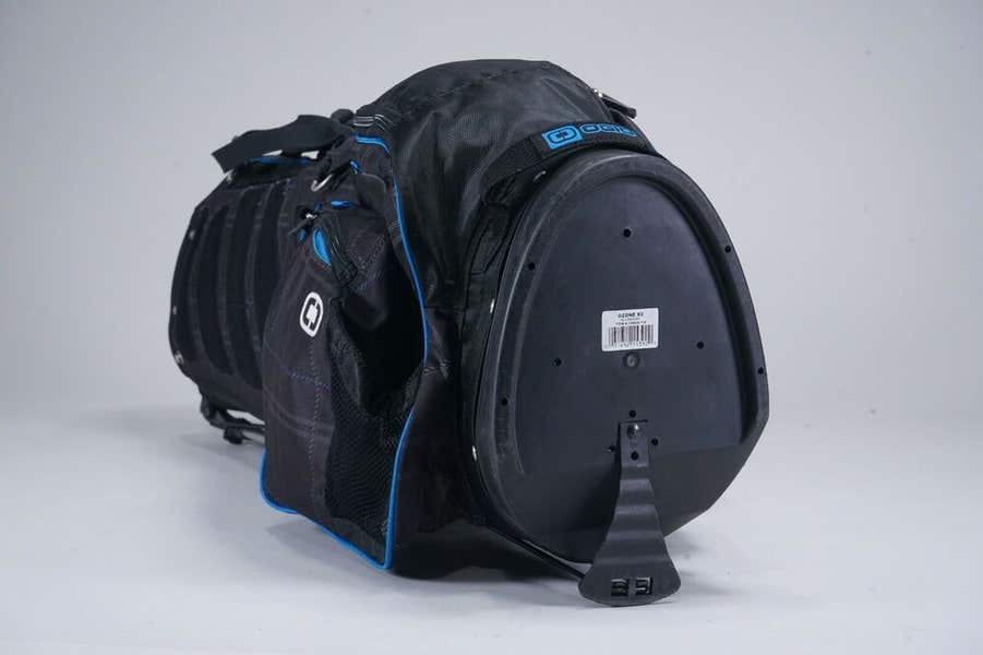 OGIO OZONE XX 8-WAY DIVIDER GOLF STAND BAG, BLACK / BLUE