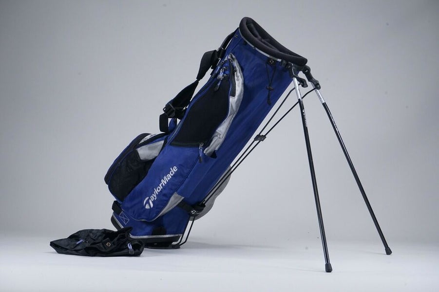 TAYLORMADE 6-WAY DIVIDER GOLF STAND BAG, BLUE / BLACK
