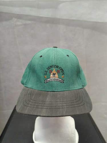 Vintage 1995 US Senior Open Congressional Leather Strapback Hat