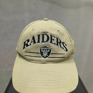 Vintage Oakland Raiders Logo Athletic SGA Strapback Hat NFL