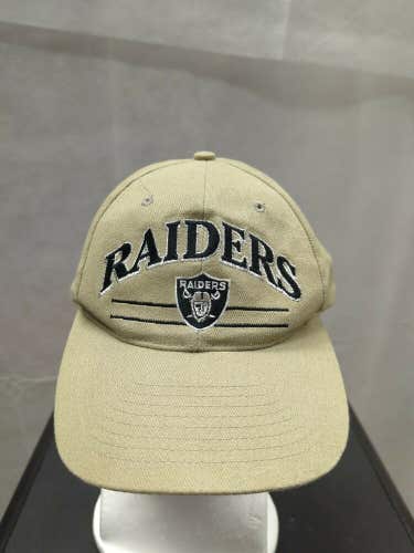 Vintage Oakland Raiders Logo Athletic SGA Strapback Hat NFL