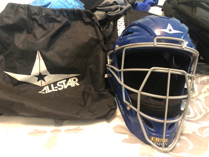 All Star Mvp 2500 Catcher's Mask (Blue)