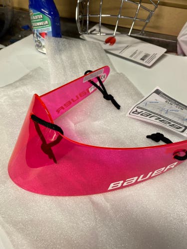 N18  Pink Lexan throat guard