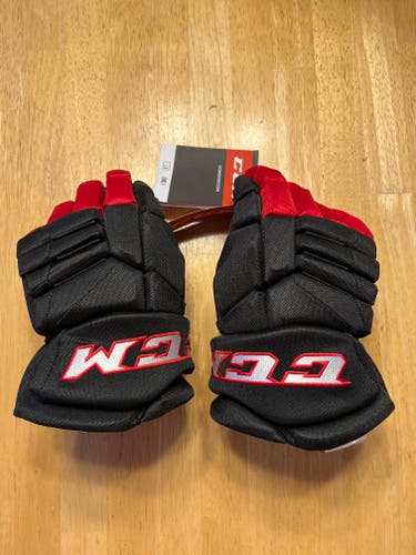 New CCM Jetspeed FT4 Pro - Pro Stock Gloves Sizes 13”