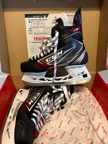 New CCM Extra Wide Width Size 10 JetSpeed FT470 Hockey Skates