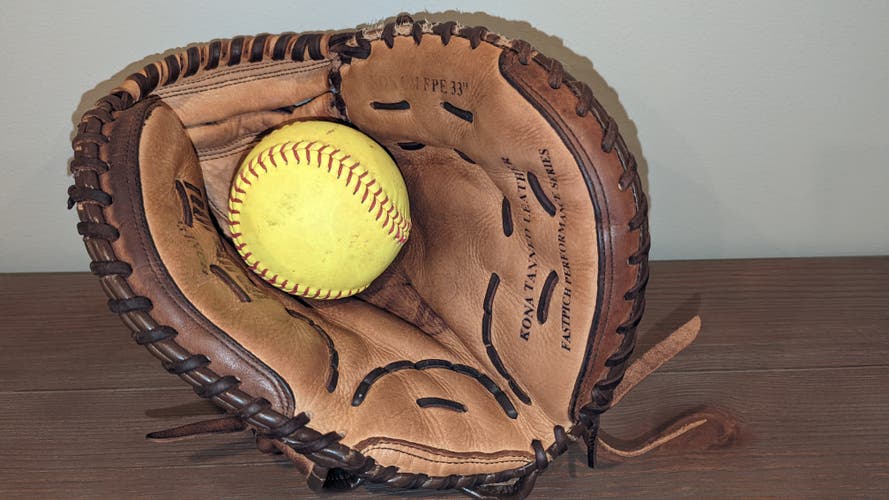 Used Nokona Elite Fastpitch Softball Catcher's Mitt 33" (Right Hand Throw)