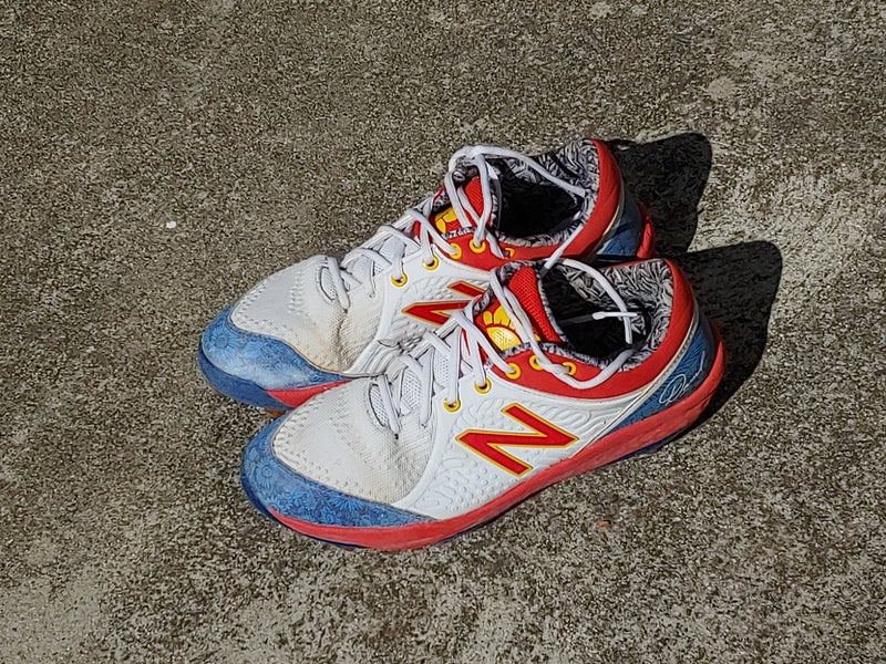 New Balance L3000v5 David's Sunflower Seeds Edition Used Metal Cleats: Men's size 10.5