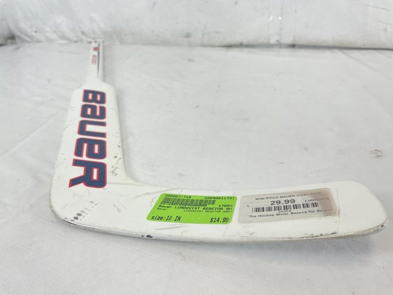 Used Bauer Lundqvist Reactor 9000 Mini Goalie Stick