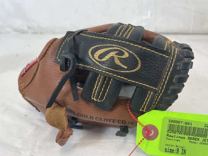 Used Rawlings Derek Jeter Pl85 8.5" T-ball Fielders Glove