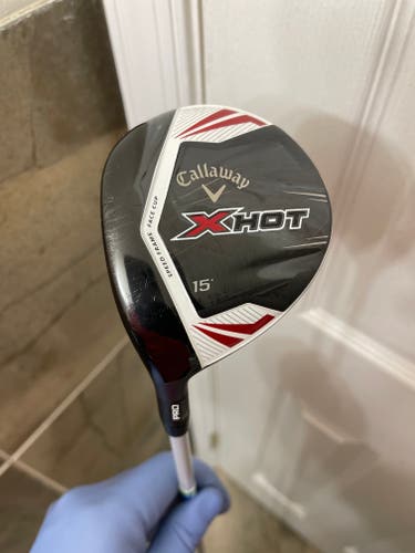 Callaway X Hot Pro 3 Fairwaywood 15* Stiff Flex Left Handed