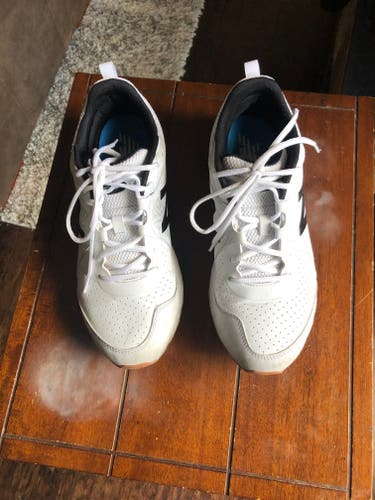 White Used Adult Men's Size 11.5 (Women's 12.5) Turf Cleats New Balance